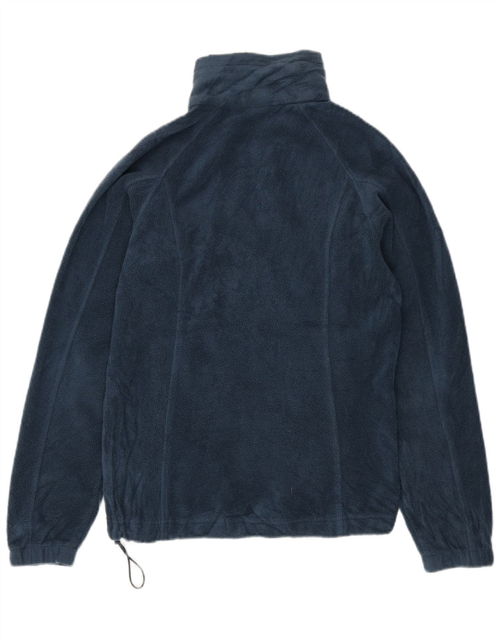 Jaqueta de lã feminina Columbia UK 10 poliéster azul marinho pequeno