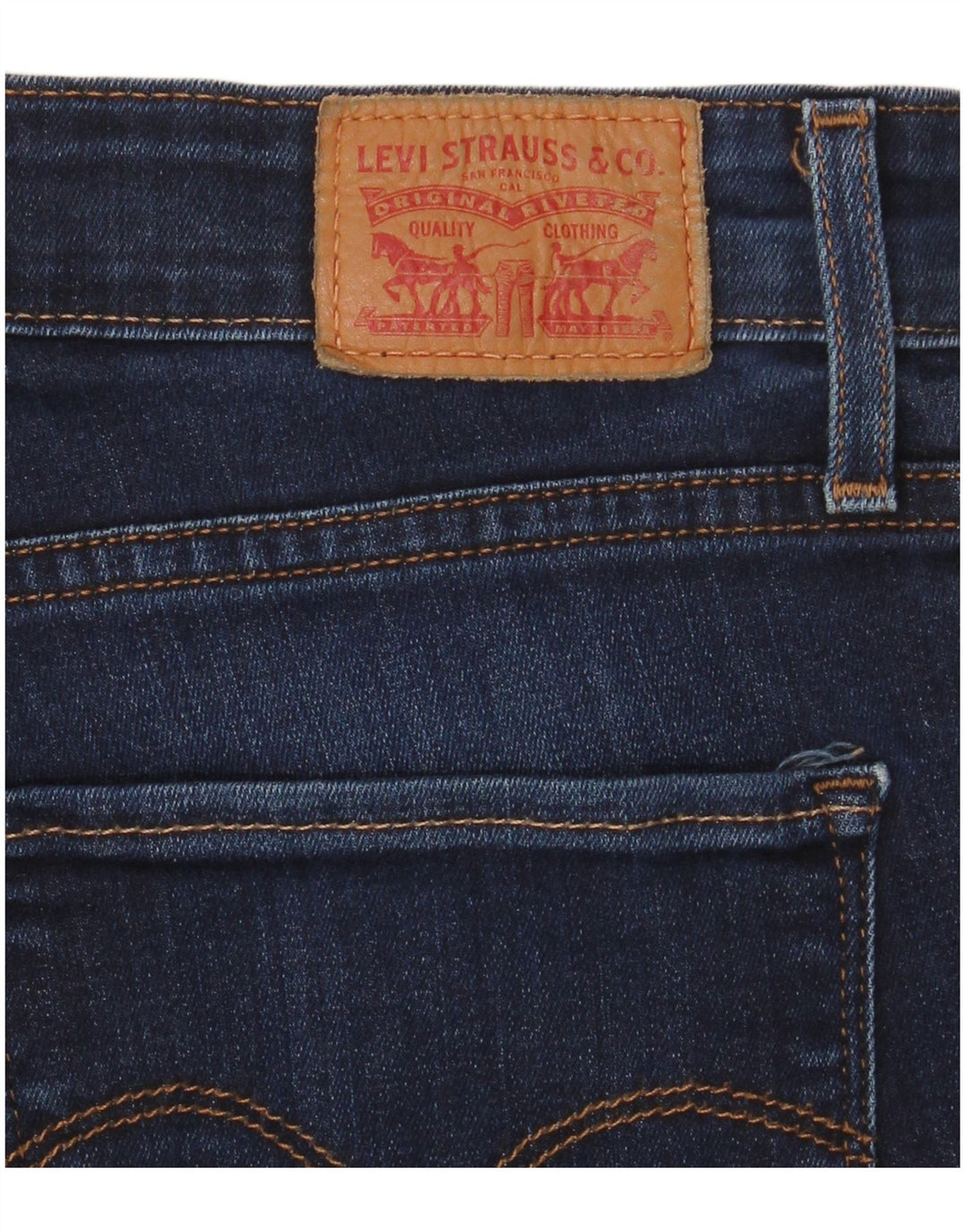 Jeans skinny feminino Levi's W28 L29 azul marinho
