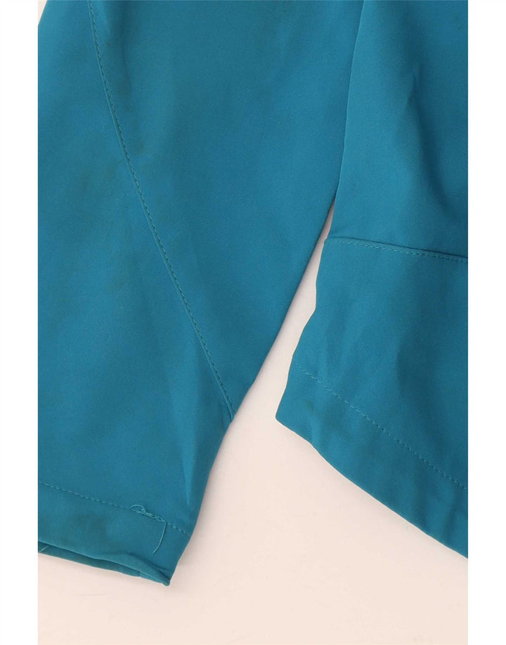 Mountain Warehouse Jaqueta corta-vento feminina com capuz Reino Unido 8 pequeno azul