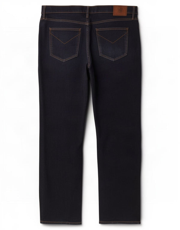 Marks & Spencer Masculino Stormwear Regular Straight Jeans W40 L31 Azul marinho