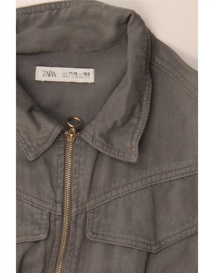 Macacão jeans Zara Girls 11-12 anos cinza