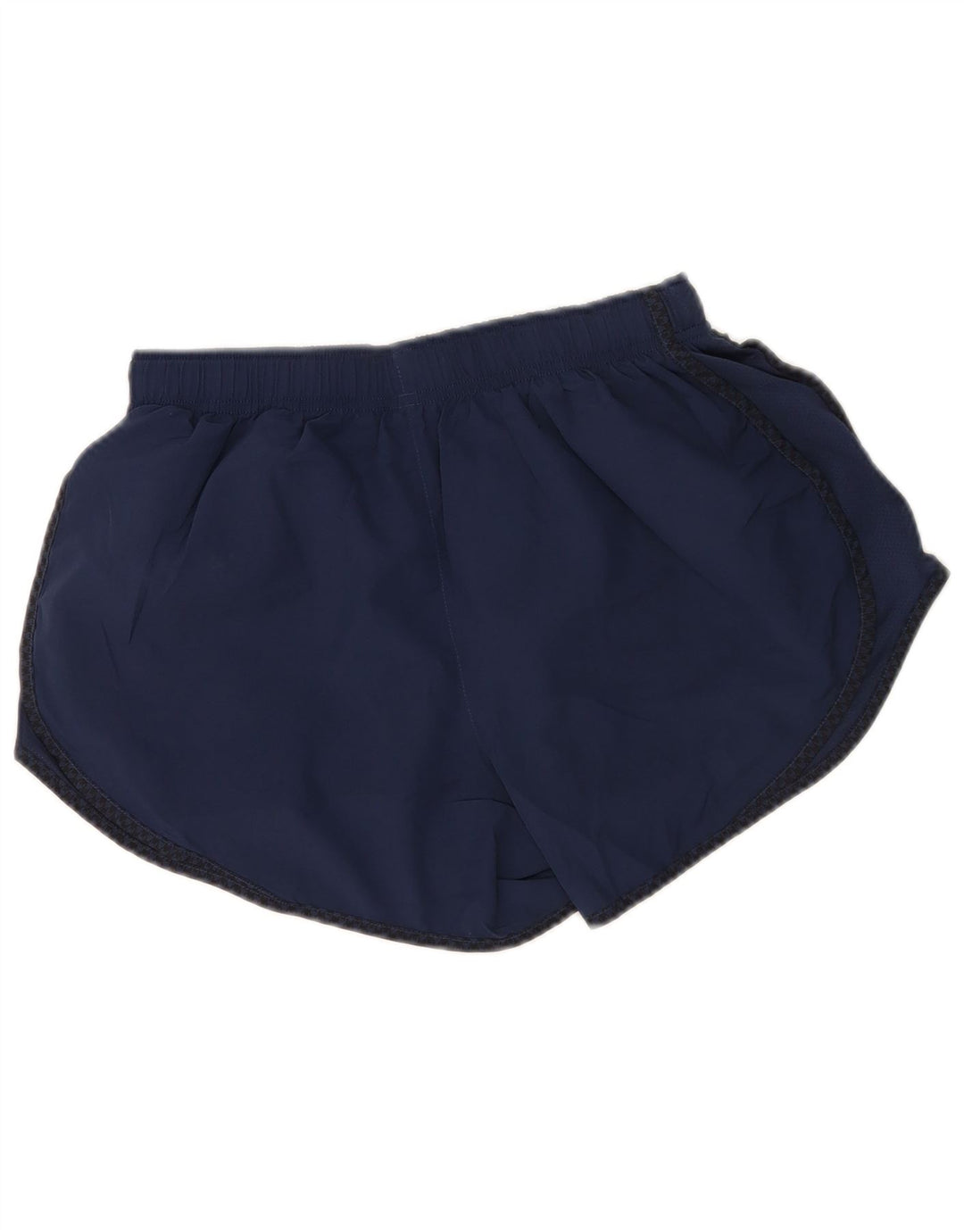 Shorts esportivos femininos Nike Dri Fit UK 12 poliéster azul marinho médio