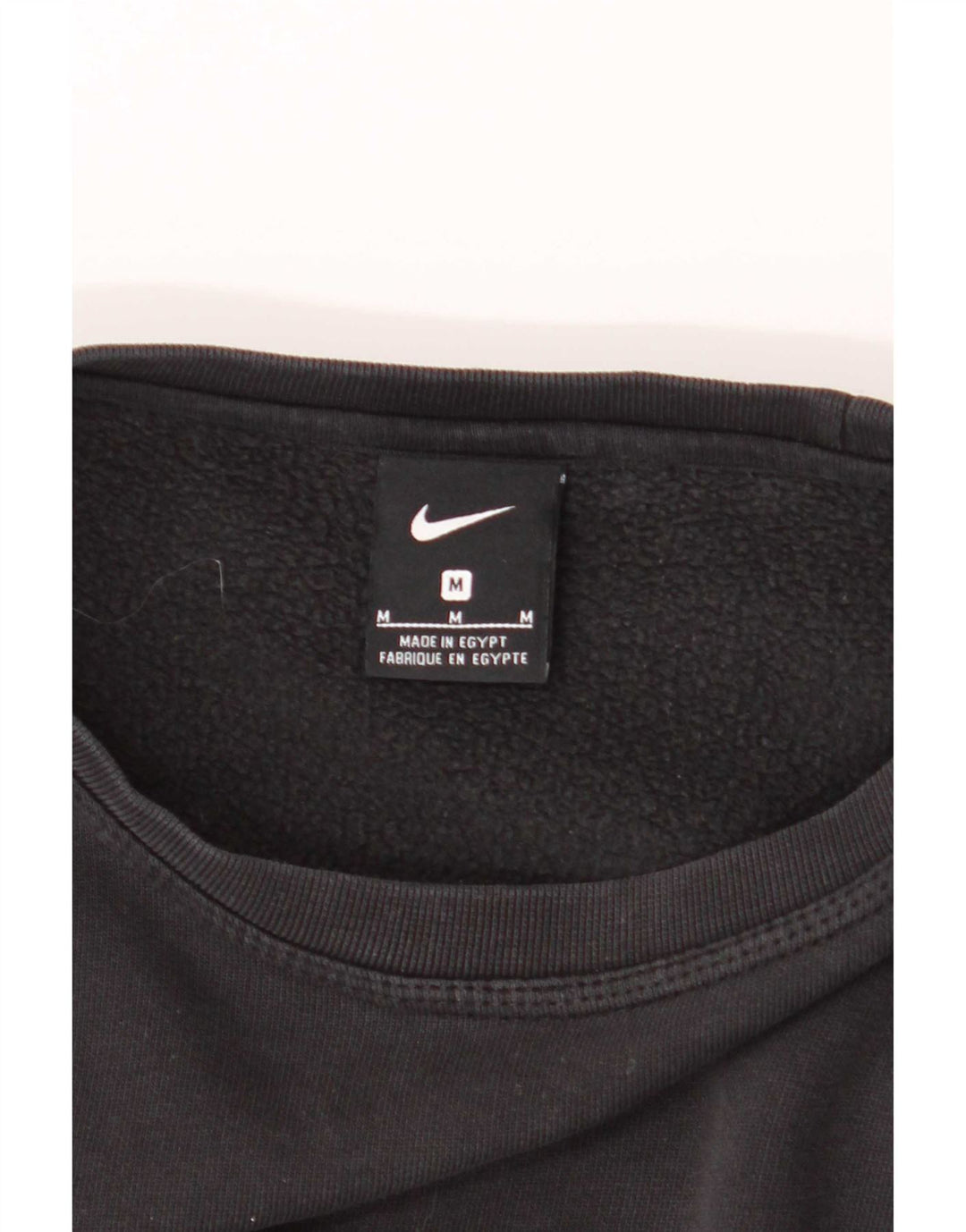 Nike masculino moletom jumper médio algodão preto