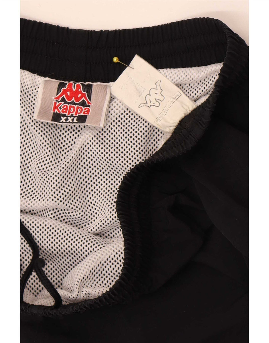 Shorts de natação masculino Kappa 2XL preto poliamida