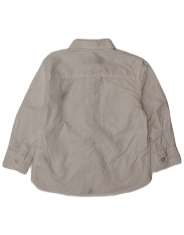 Camisa CESARE PACIOTTI 4US para bebês meninos 9-12 meses algodão branco