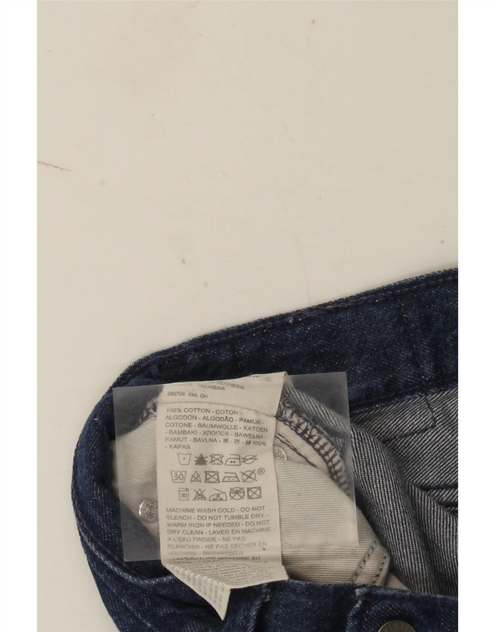 Jeans retos femininos Levi's W27 L29 algodão azul marinho