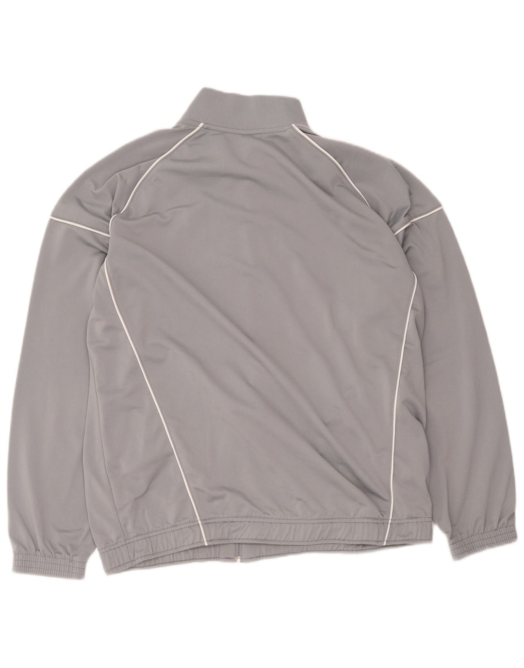 Nike Mens Tracksuit Top Jacket UK 41/43 Grande Cinza Poliéster