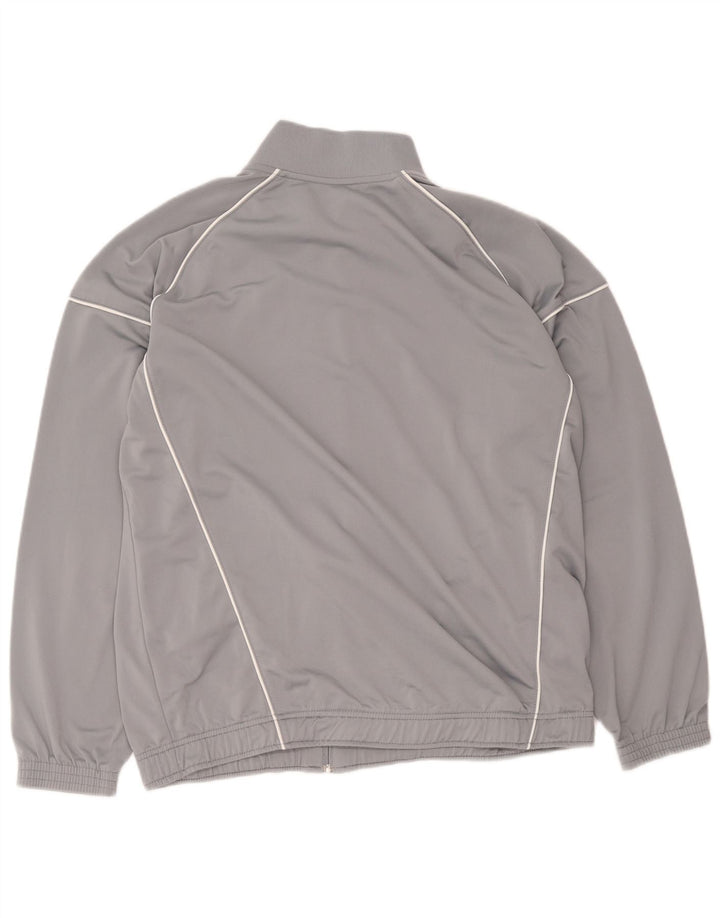 Nike Mens Tracksuit Top Jacket UK 41/43 Grande Cinza Poliéster
