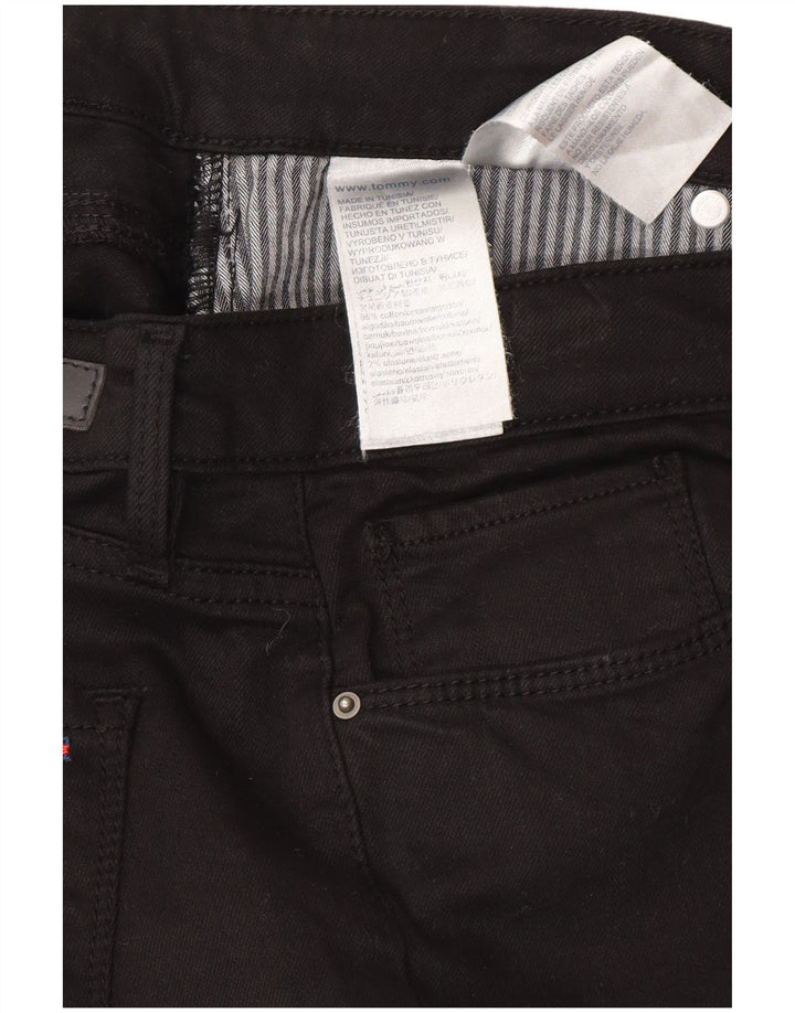 Tommy Hilfiger Feminino Como Jegging Jeans W31 L32 Algodão Preto