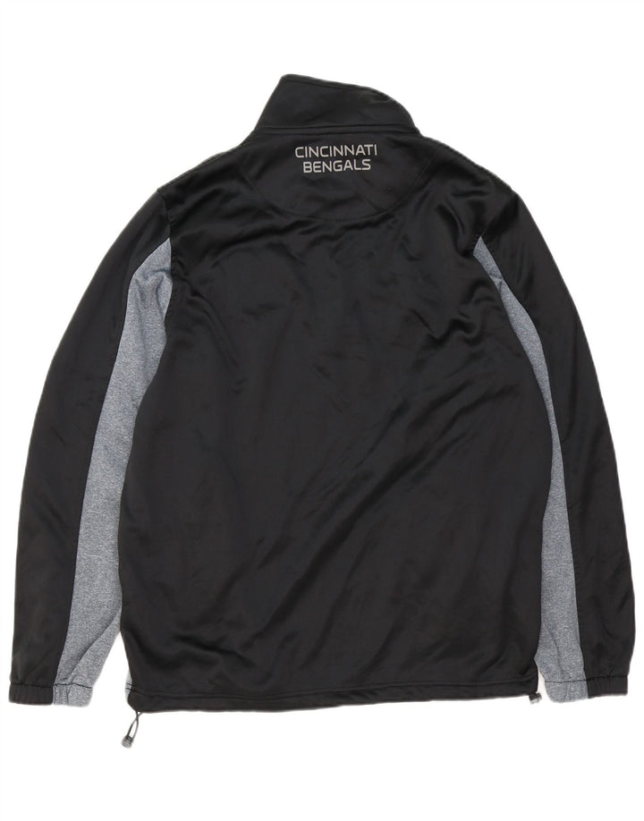 NFL masculino Cincinnati Bengals moletom gráfico jumper médio preto