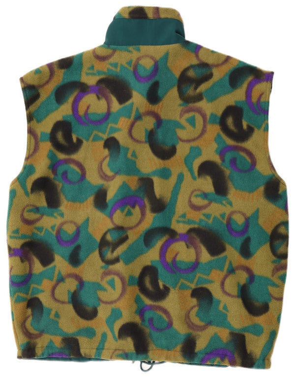 Colete masculino de lã reversível Triumph UK 44 2XL Paisley multicolorido