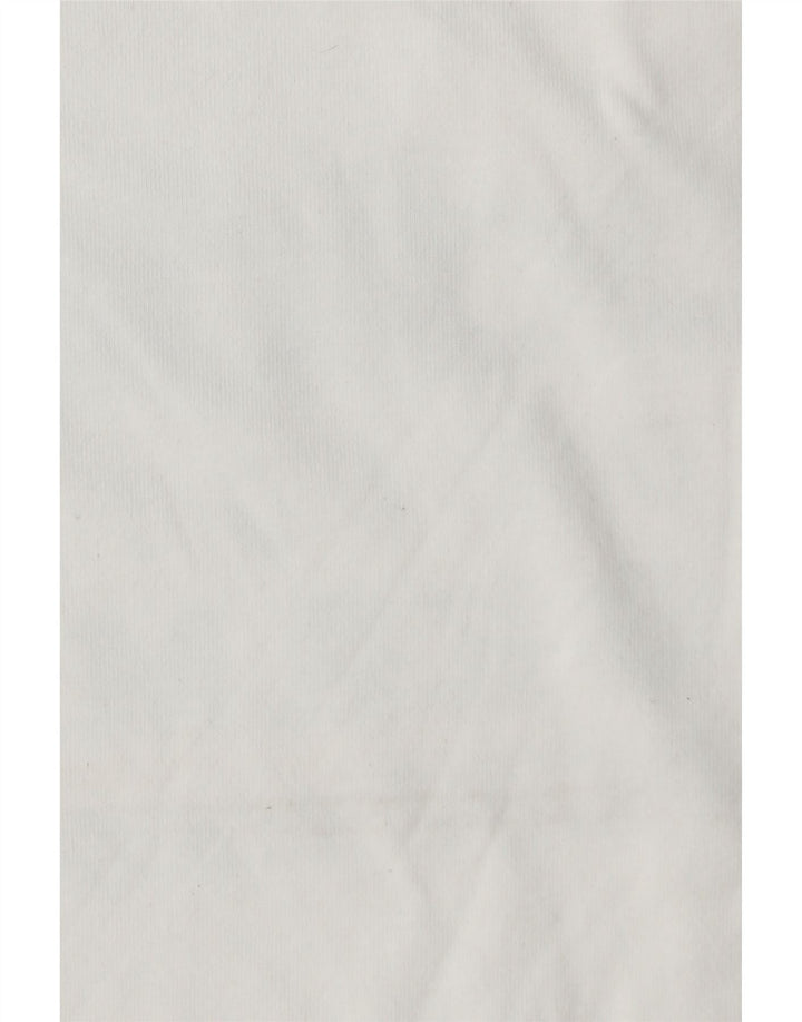 ADIDAS Mens Graphic T-Shirt Top Grande Algodão Branco