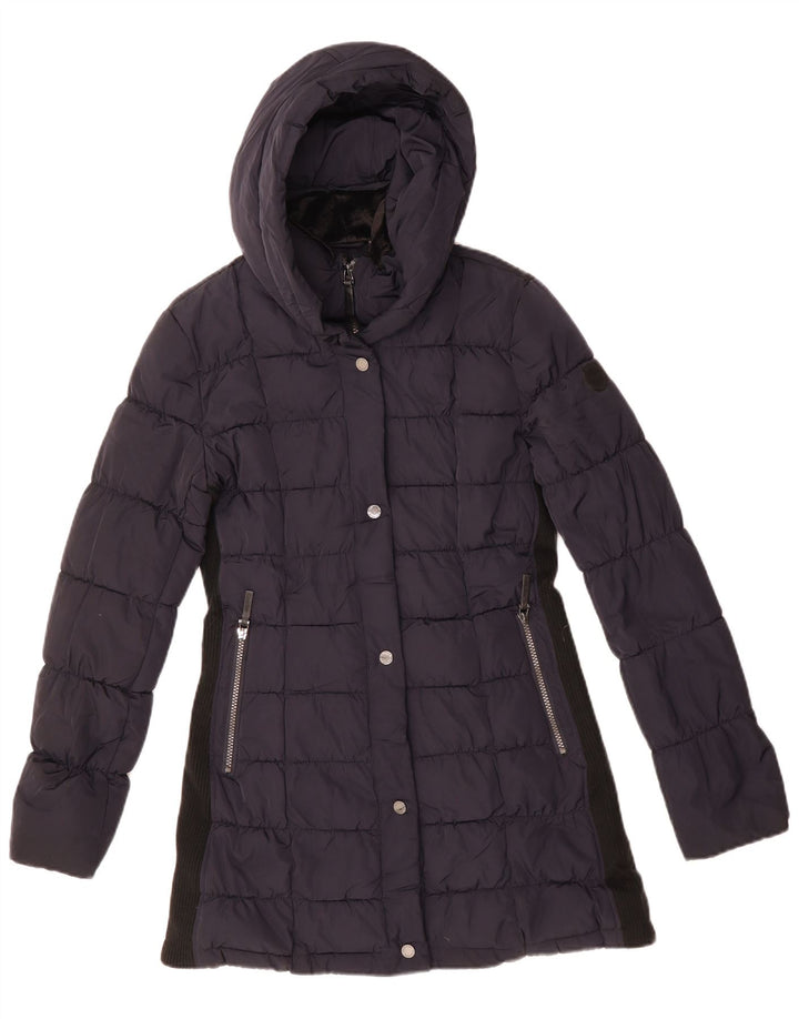 Casaco acolchoado oversized feminino CALVIN KLEIN Reino Unido 10 pequeno azul marinho