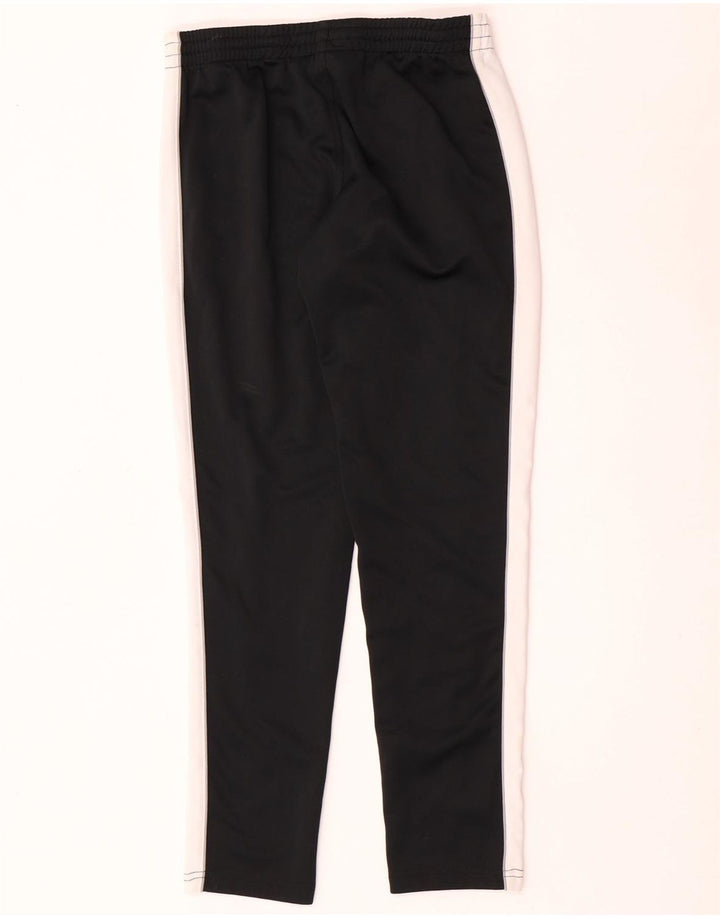 Calça de treino feminina Converse UK 8 pequena preta colorblock poliéster
