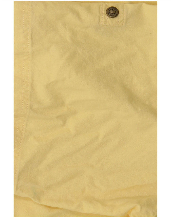 Camisa masculina de manga curta CAMEL ACTIVE algodão amarelo médio
