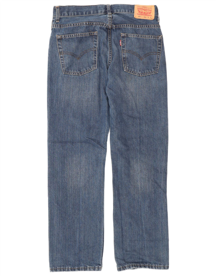 Levi's Boys 505 Regular Straight Jeans 15-16 Anos W38 L38 Azul Algodão