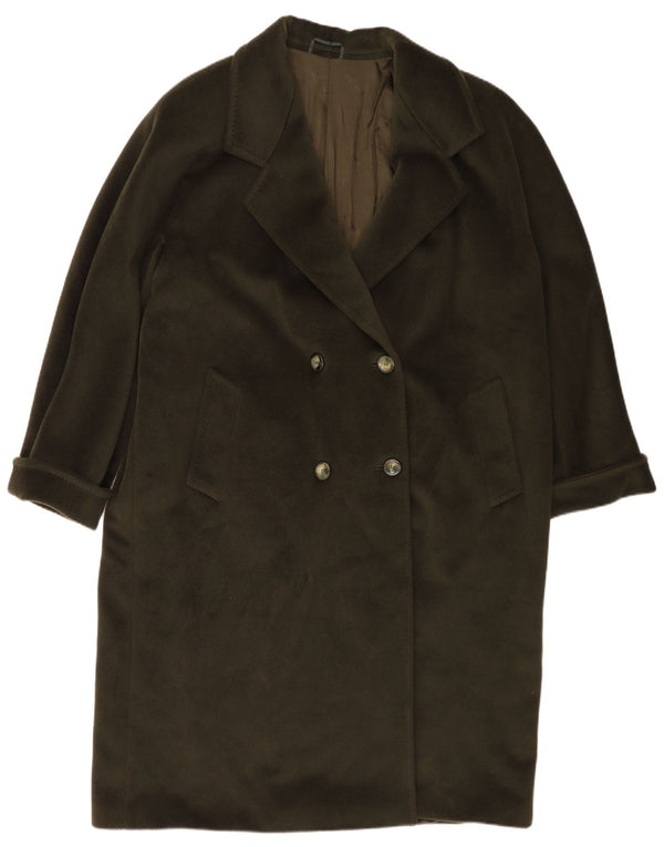 Marina Rinaldi Casaco feminino oversized com peito duplo tamanho 29 XL Khaki