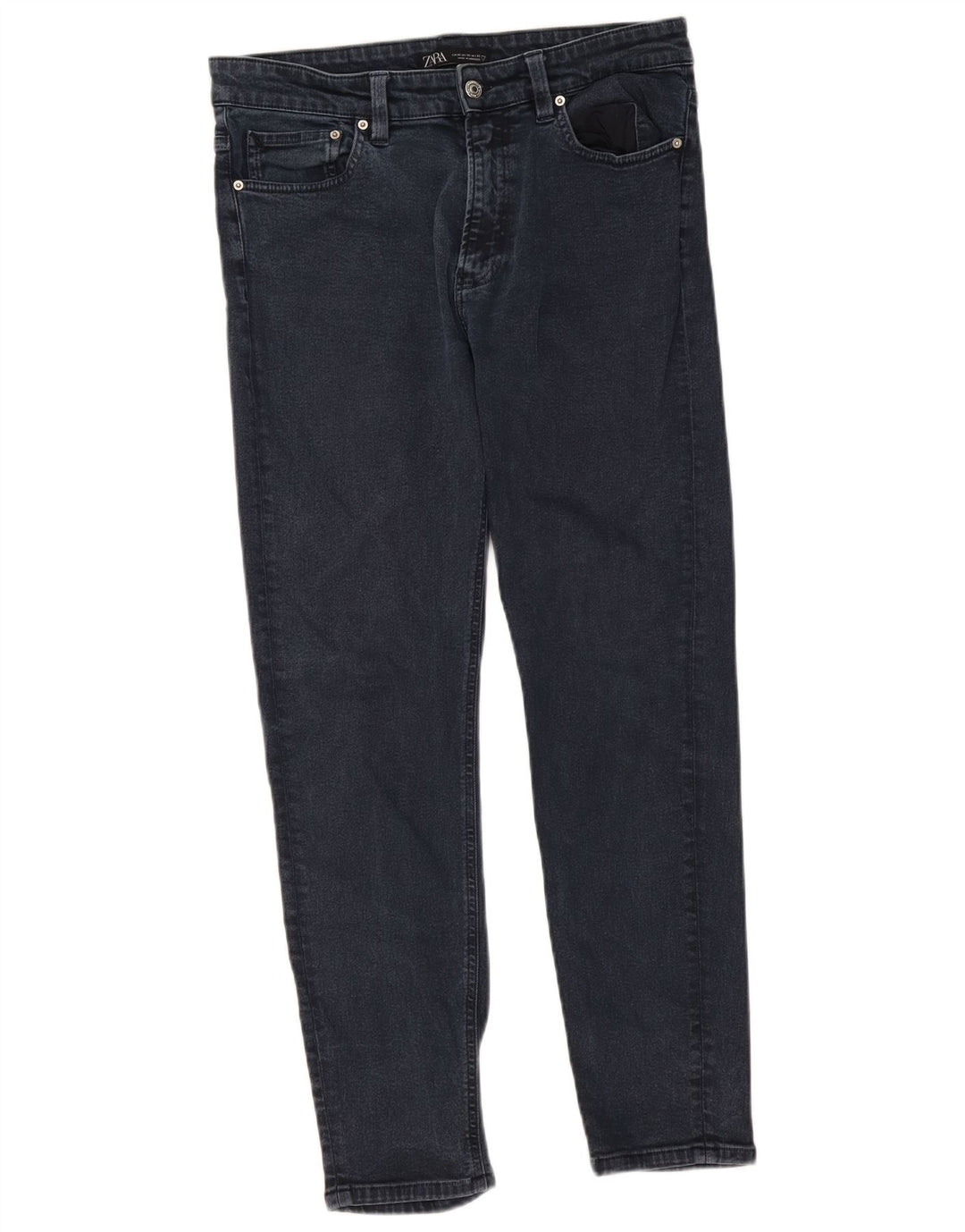 Zara Mens Slim Jeans EU 42 Grande W32 L29 Azul Marinho