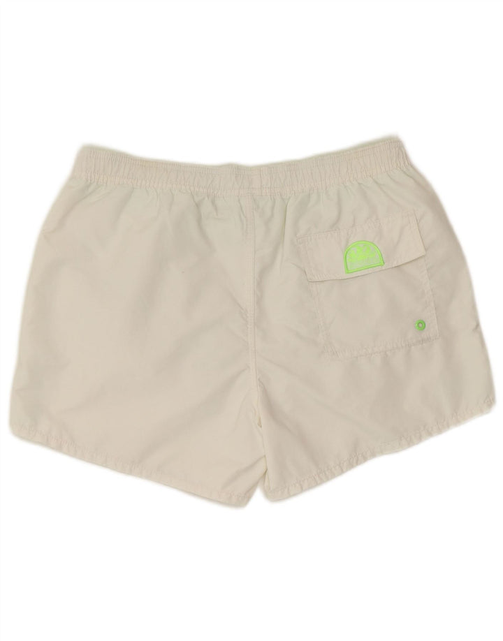 Shorts de natação masculino Sundek médio branco nylon