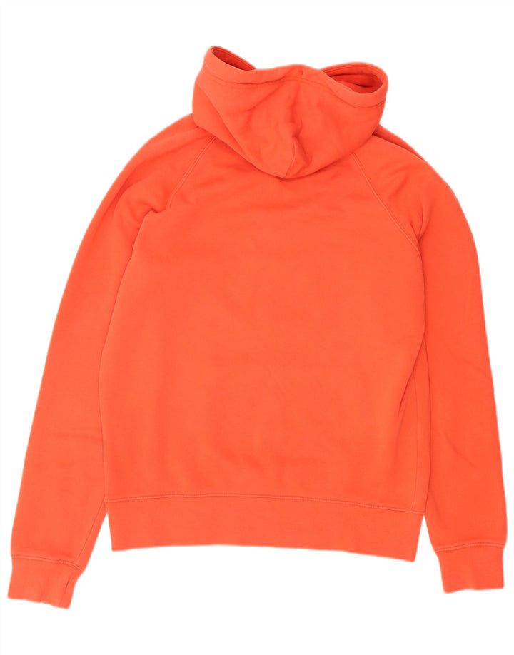 Suéter com capuz gráfico masculino Gant grande algodão laranja