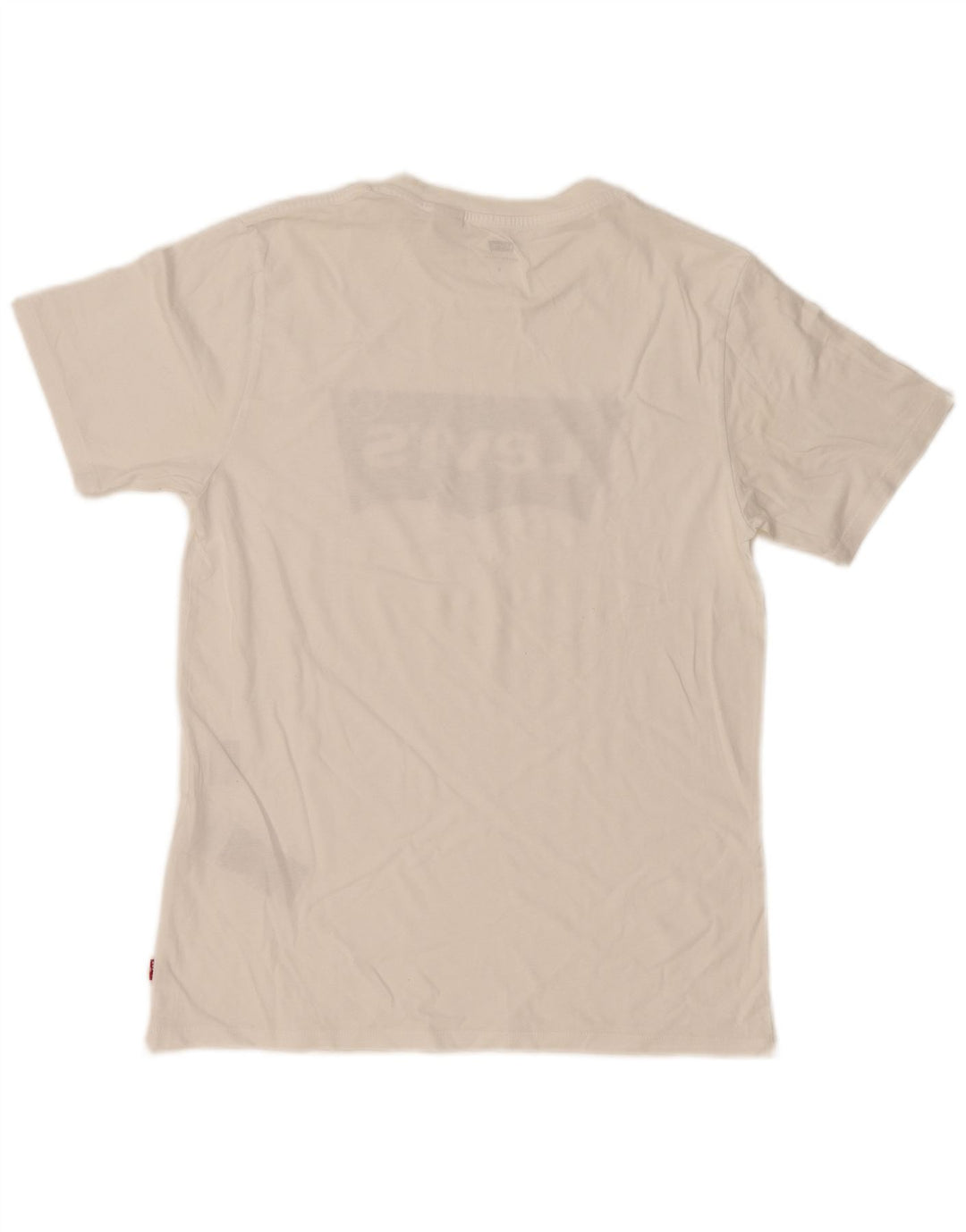 Camiseta gráfica masculina Levi's Top pequeno algodão branco