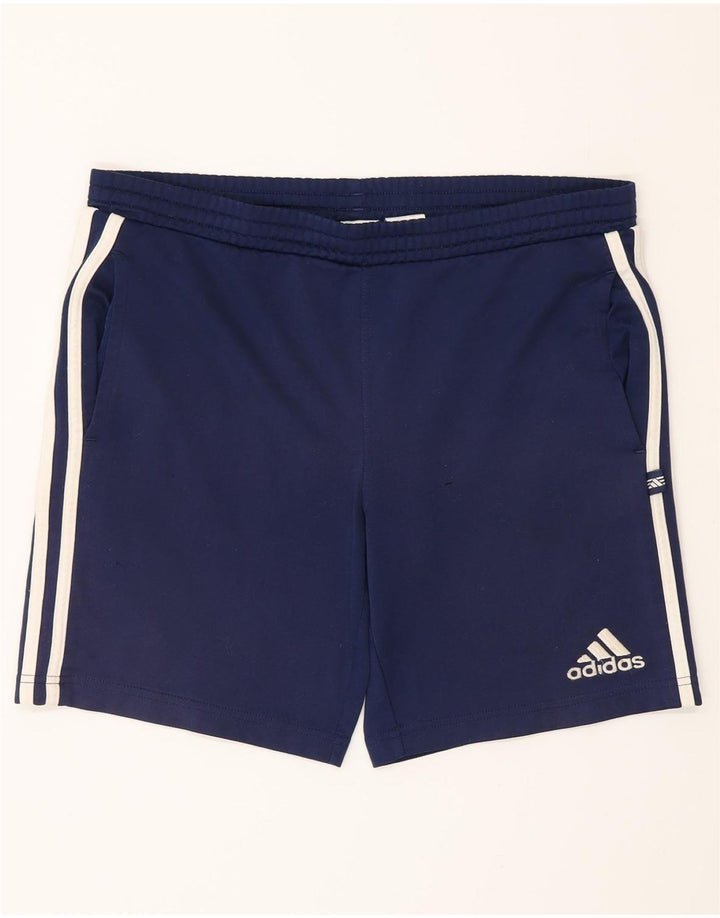 Shorts esportivos Adidas meninos 11-12 anos azul marinho
