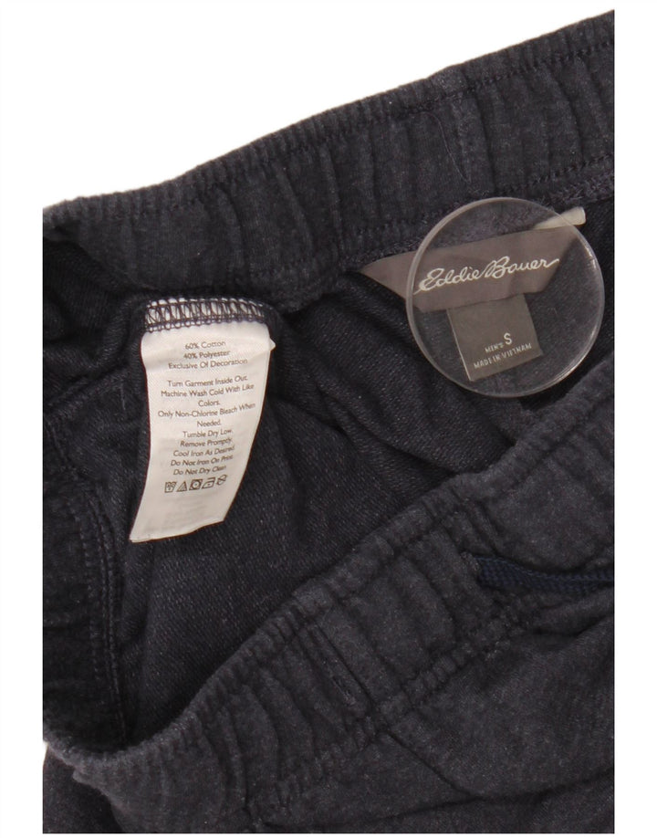 Eddie Bauer Mens Sport Shorts Pequeno Algodão Azul Marinho
