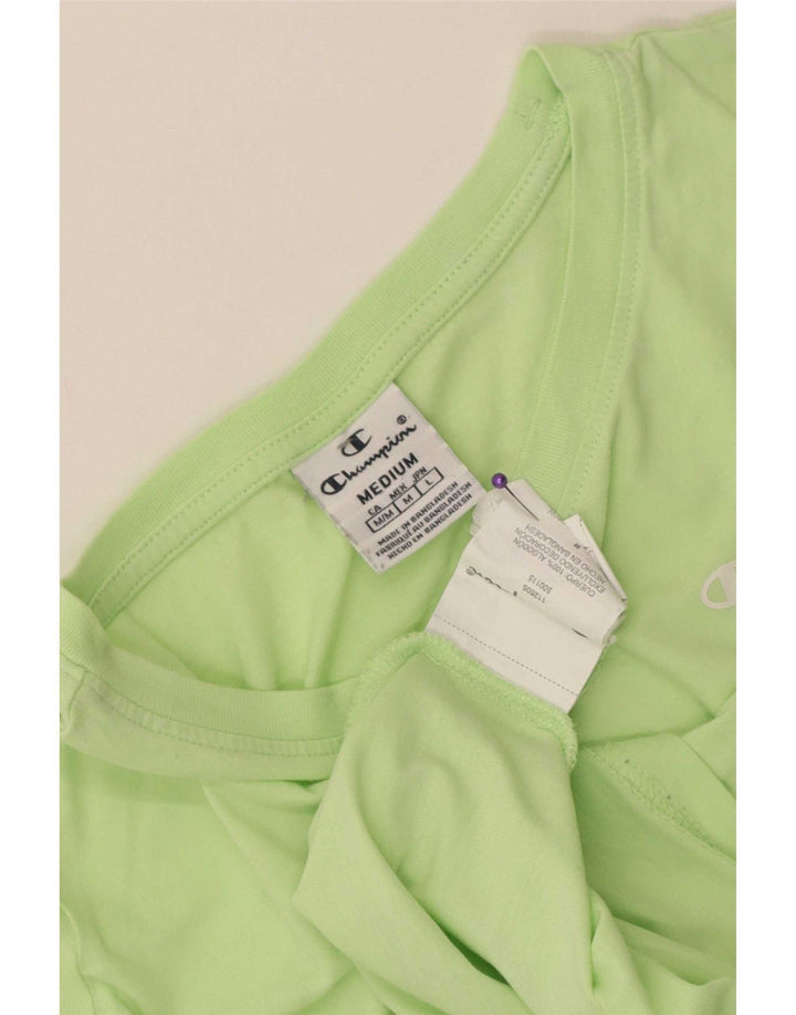 Camiseta feminina Champion UK 12 algodão verde médio