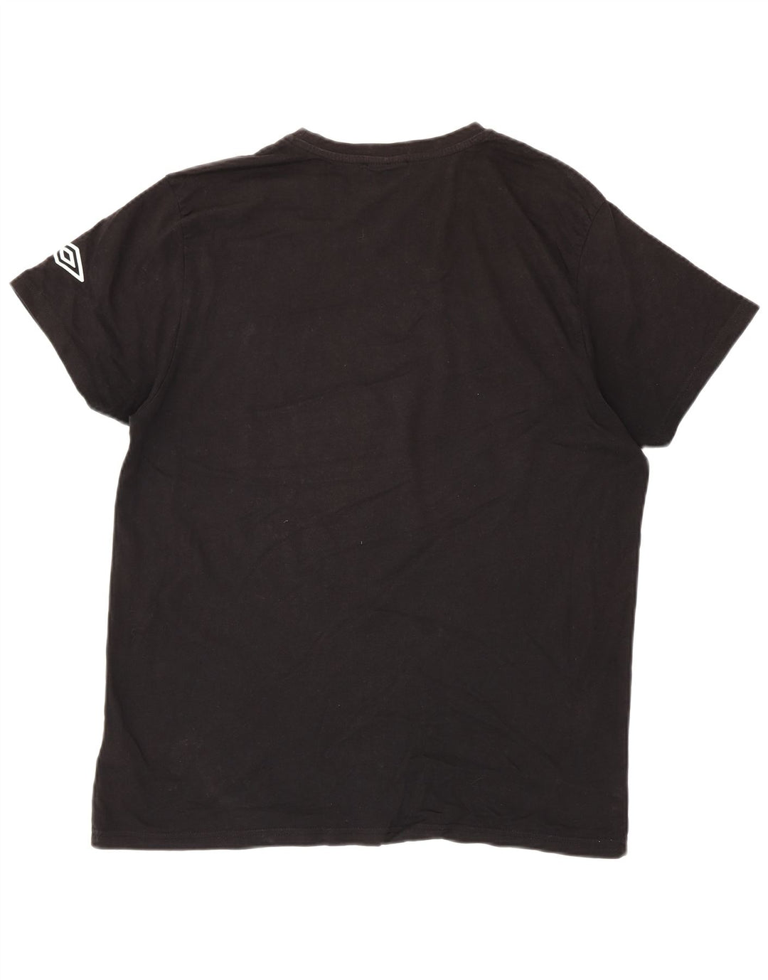 Camiseta gráfica masculina UMBRO Top 2XL algodão preto