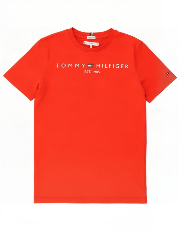 Camiseta Tommy Hilfiger Boys Graphic 13-14 Anos Algodão Vermelho