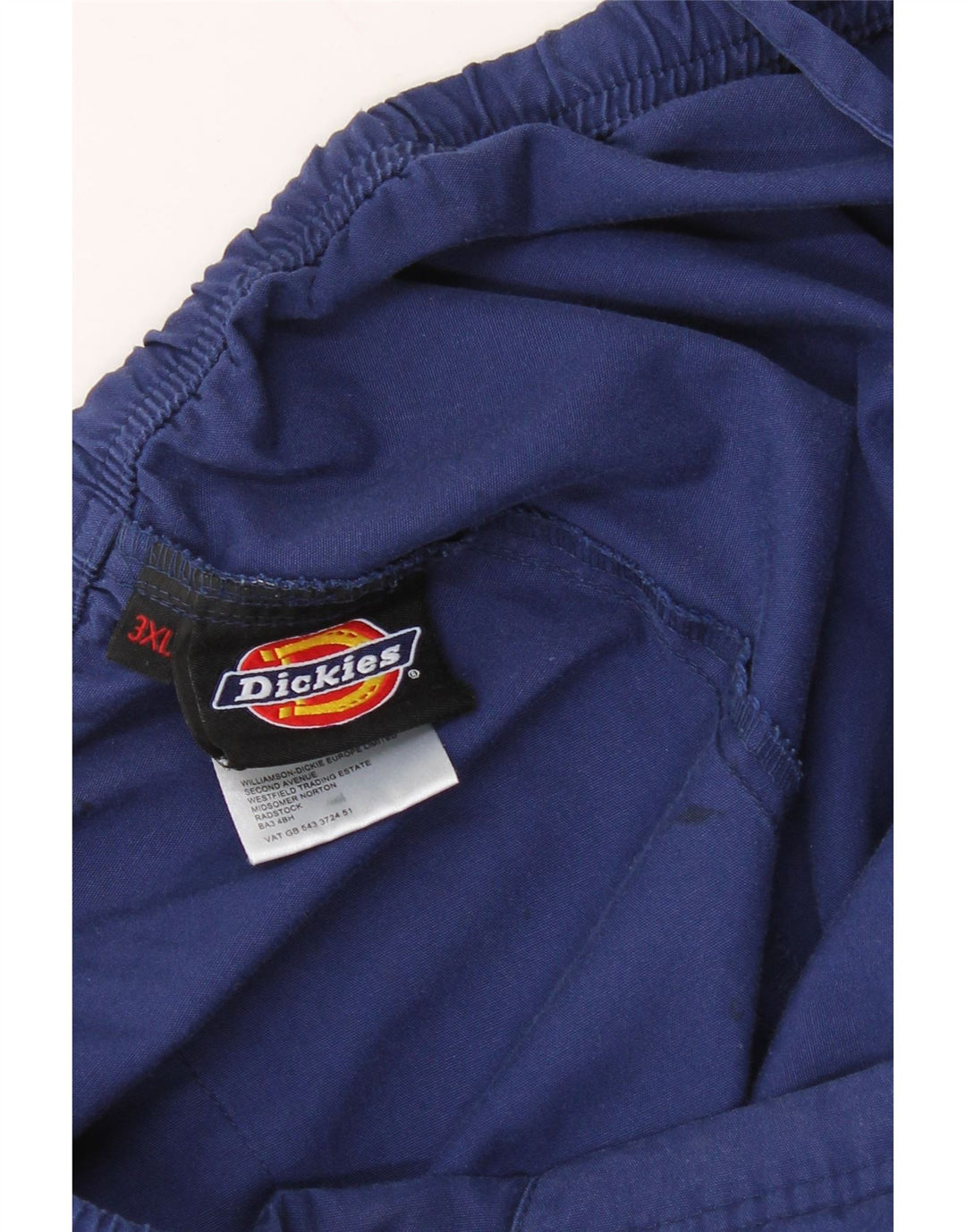 Calça cargo reta masculina DICKIES 3XL W48 L30 poliéster azul