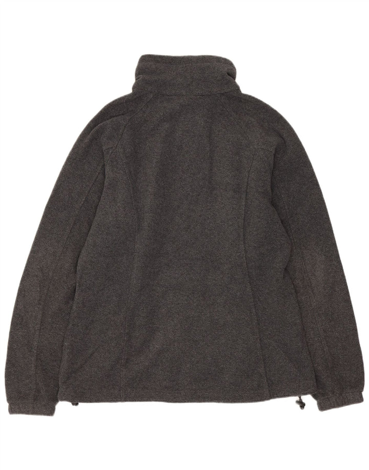 Jaqueta de lã feminina Columbia UK 16 grande poliéster cinza