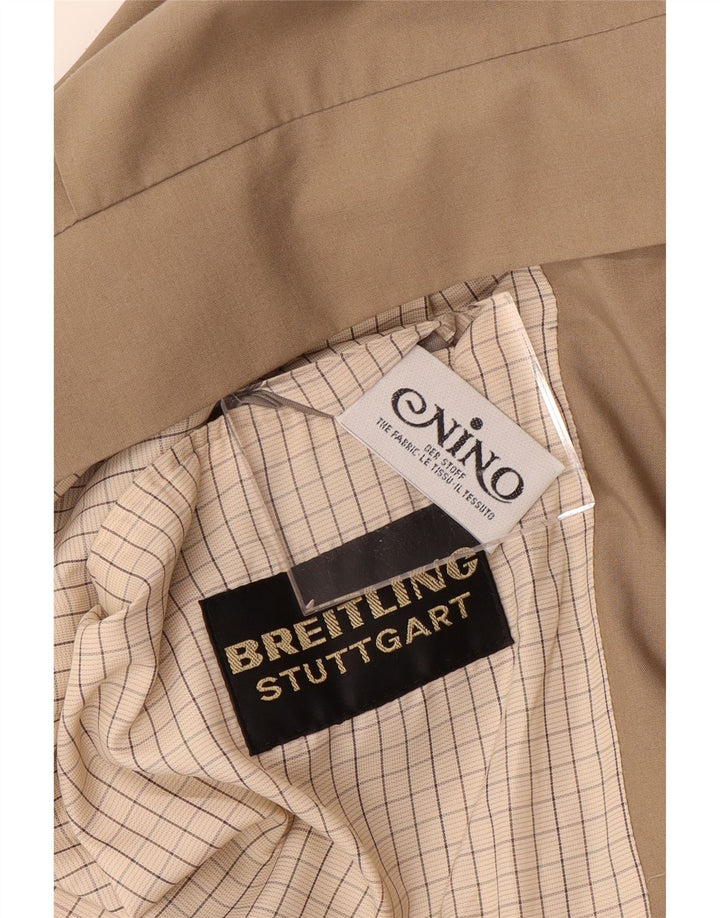Jaqueta bomber masculina NINO UK 42 XL poliéster bege