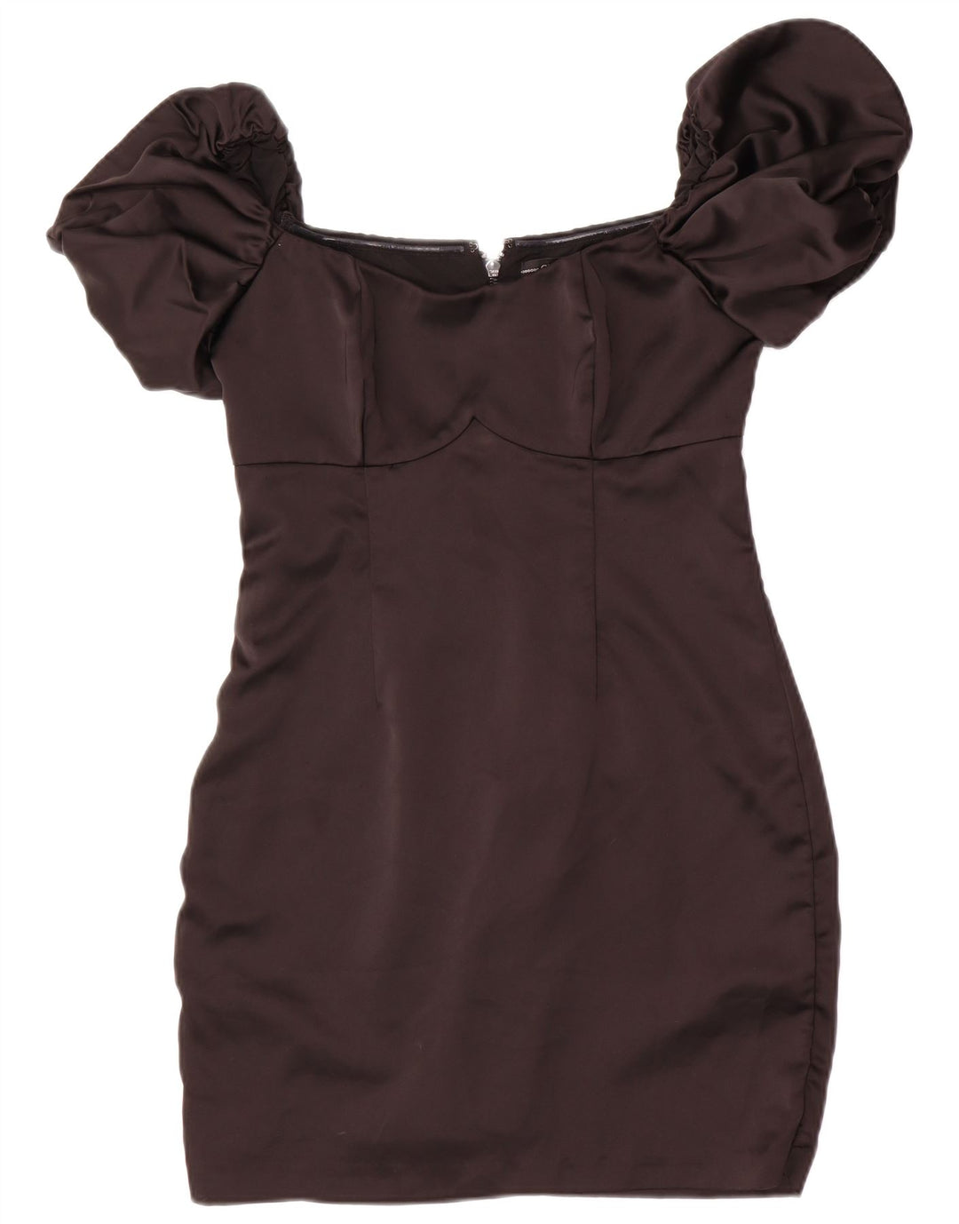 Guess Vestido Bodycon Feminino Sem Ombro Reino Unido 8 Pequeno Poliéster Preto