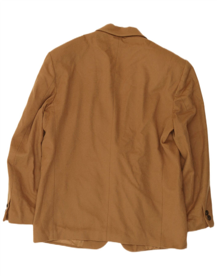 Jaqueta blazer masculina Navigare com 2 botões UK 40 grande lã bege