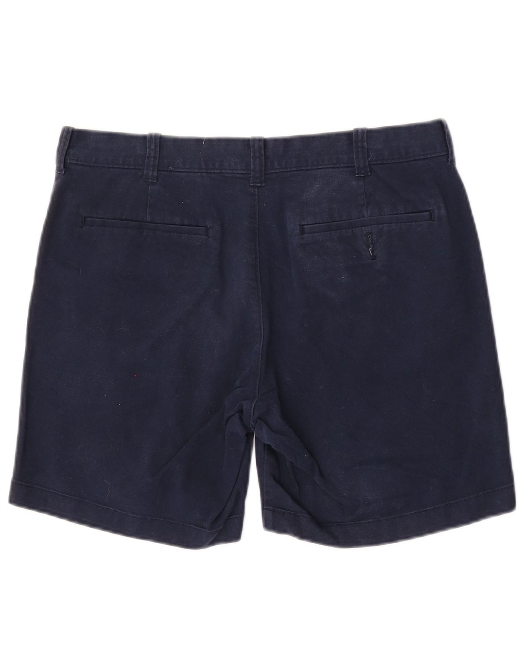 J. Crew Mens Flex Regular Fit Chino Shorts W33 Médio Azul Marinho Algodão