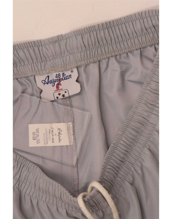 Calça de treino masculina AUSTRALIAN L'ALPINA IT 48 poliéster cinza médio