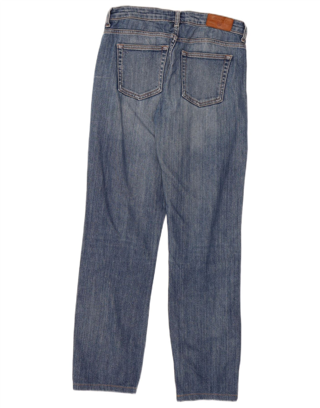 Jeans retos femininos Gant W28 L29 algodão azul