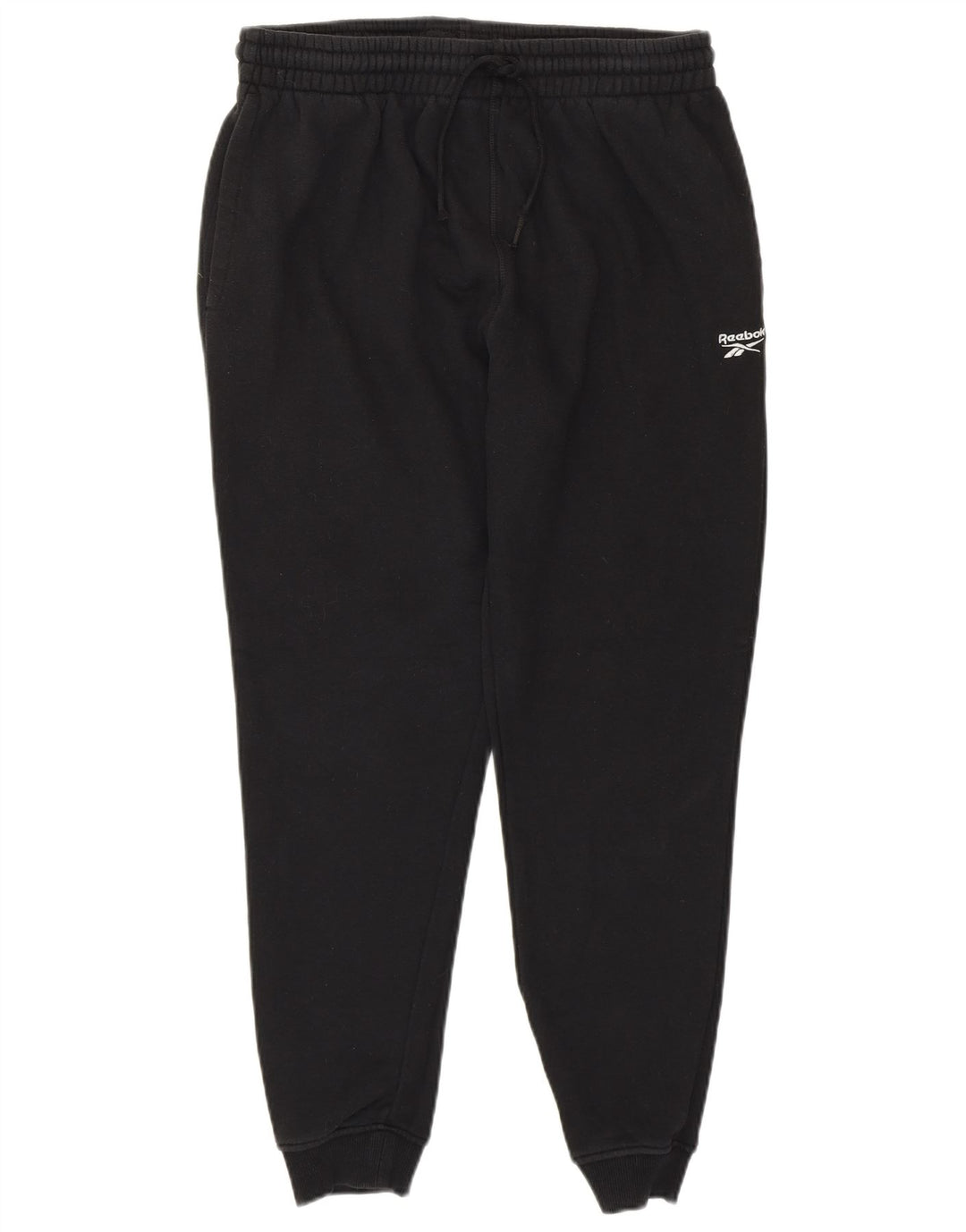 REEBOK Mens Calças de treino Joggers Pequeno Algodão Preto