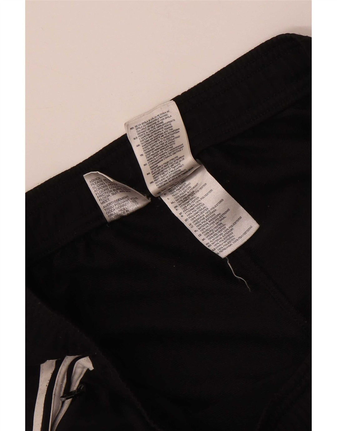 Adidas Mens Treino Calças Joggers Médio Poliéster Preto