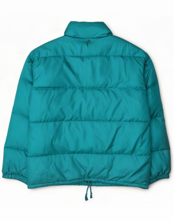 Jaqueta acolchoada masculina vintage UK 42 XL azul