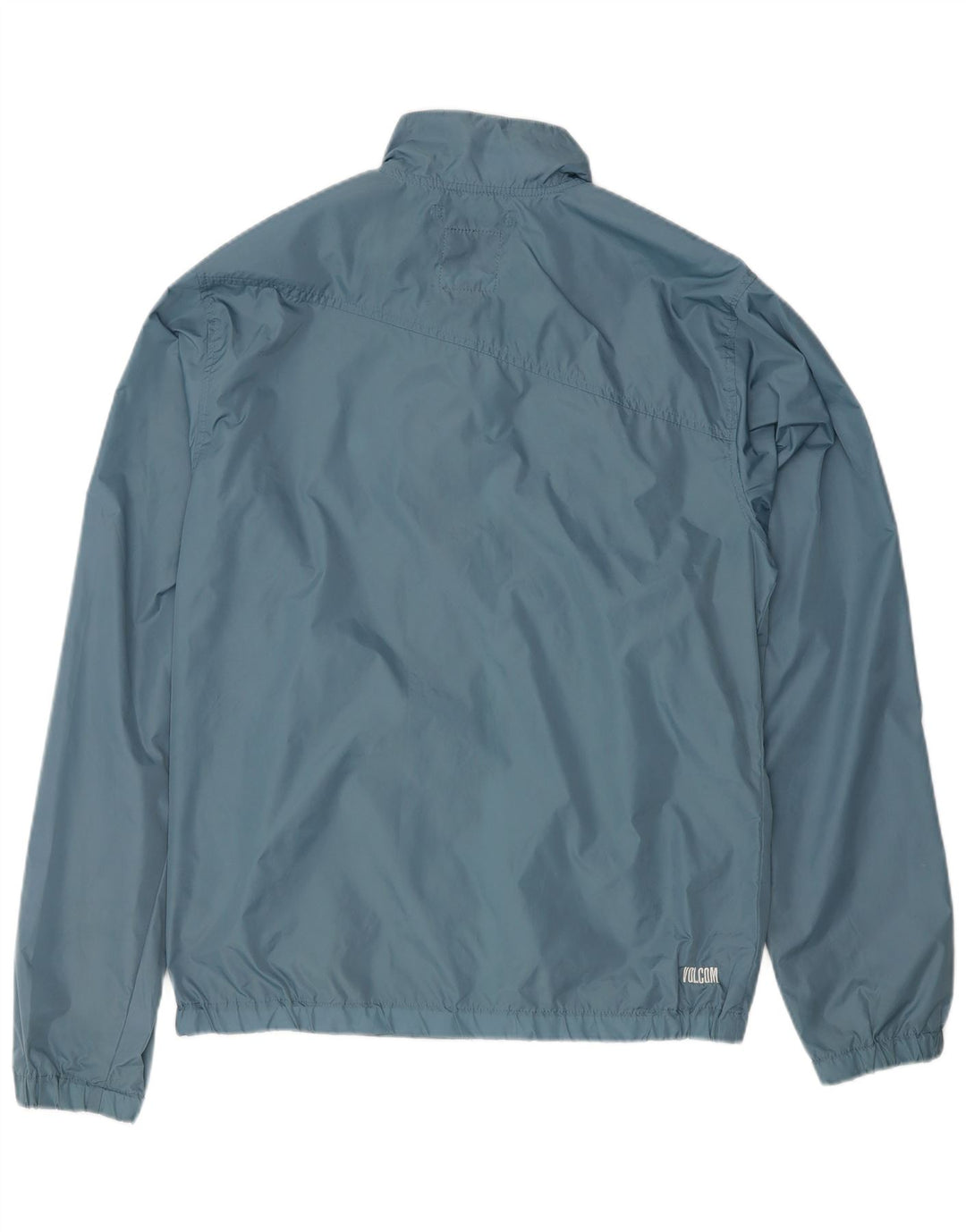 Jaqueta de chuva masculina Volcom UK 38 nylon azul médio