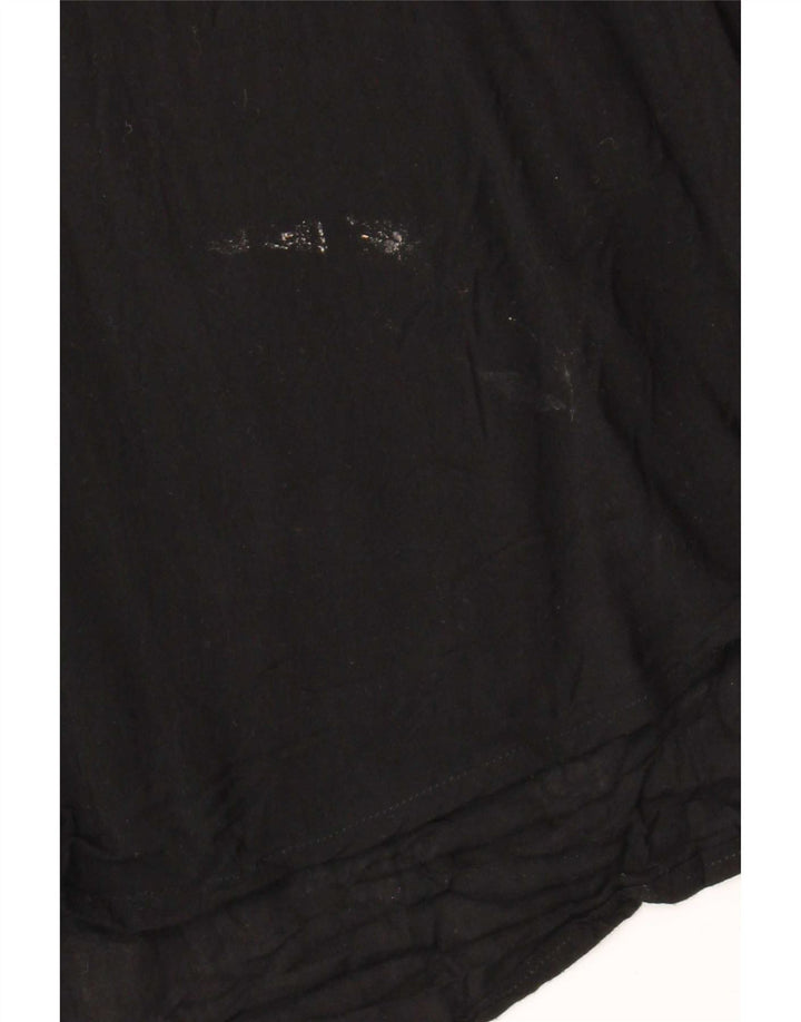 Blusa feminina sem mangas Zara Top UK 14 médio preto