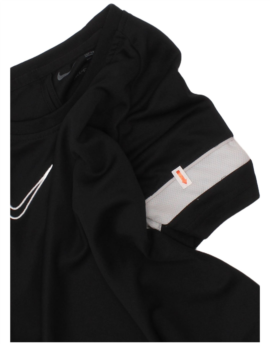 Camiseta Nike Boys Dri Fit Top 10-11 Anos Médio Preto Colourblock