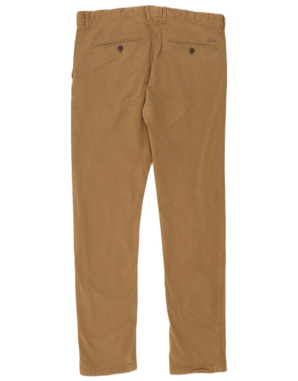 Calças Chino Masculinas Woolrich Slim W36 L32 Algodão Marrom