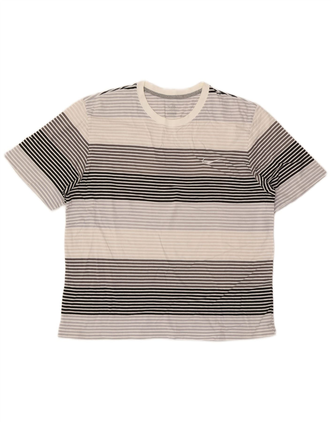 Camiseta masculina Nike Top XL cinza listrada