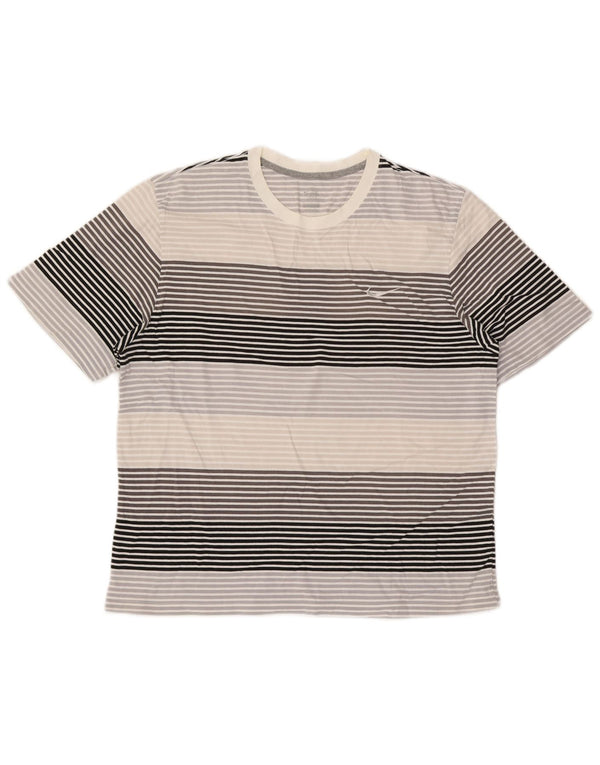 Camiseta masculina Nike Top XL cinza listrada