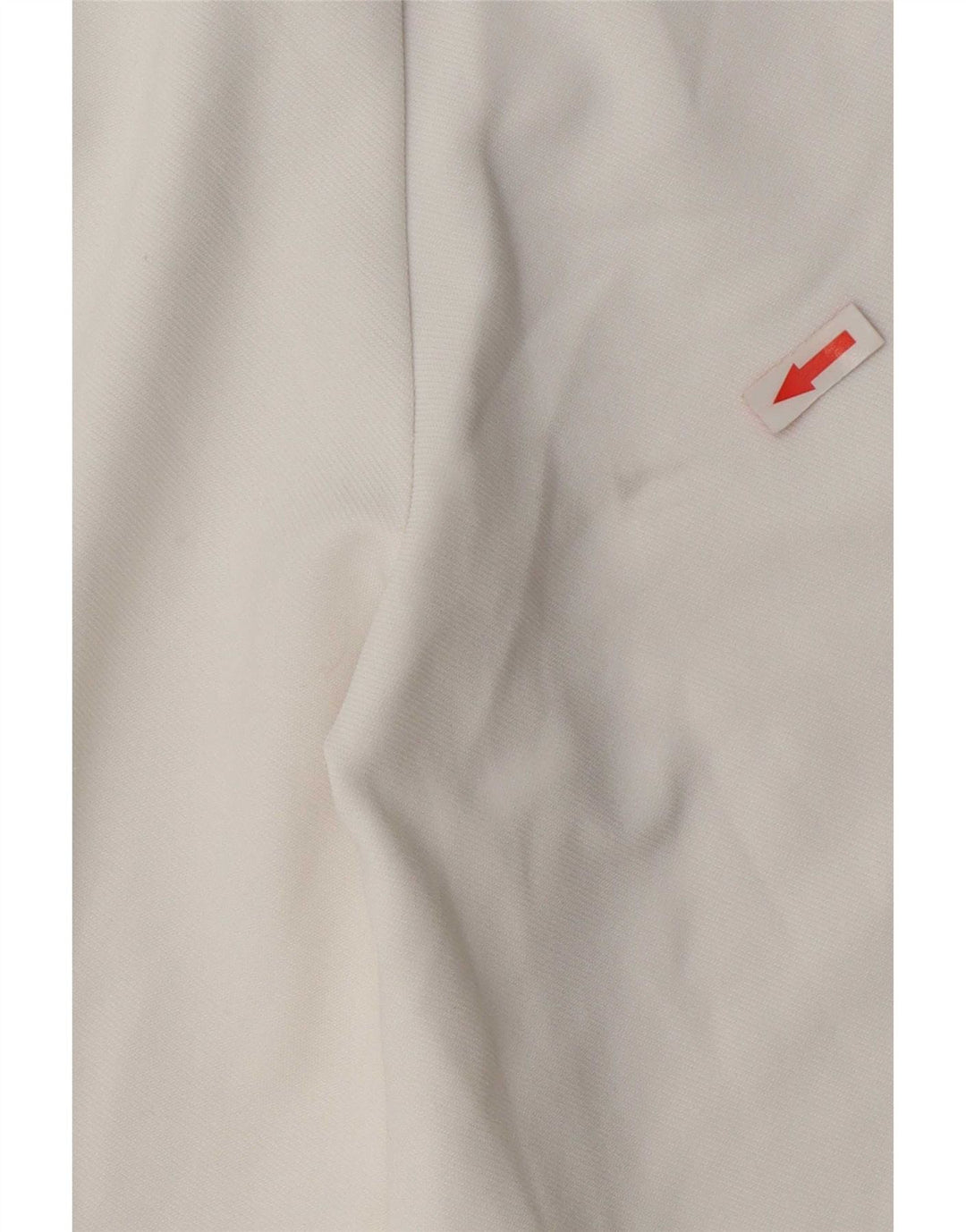 Zara Bermuda feminina pequena W26 poliéster branco