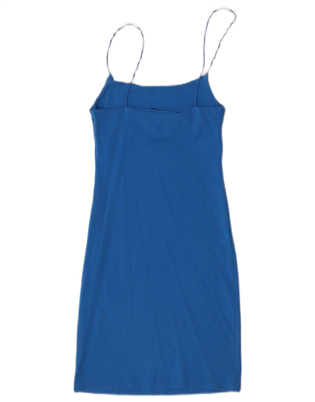 Vestido de verão feminino Zara Reino Unido 12 azul médio