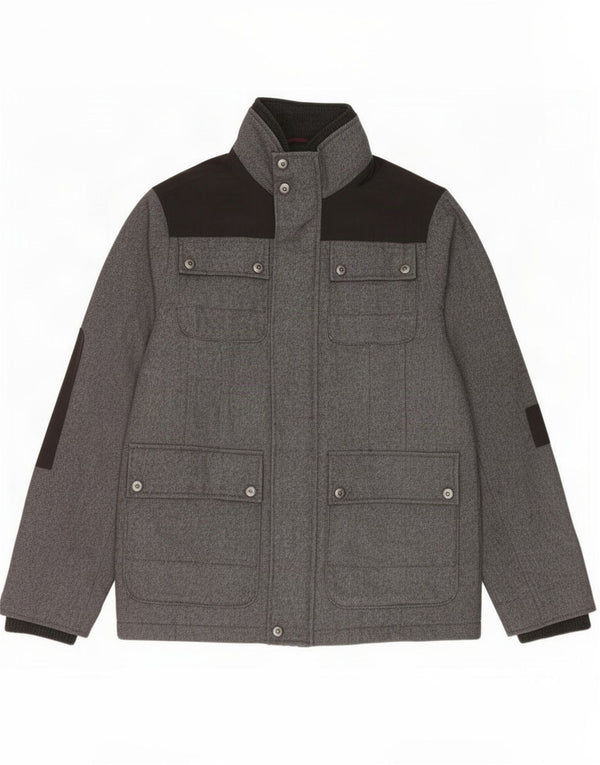 Marks & Spencer Mens Blue Harbour Utility Jacket UK 38 Medium Grey